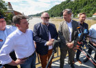 Hochwasser Passau Besuch Staatssekretär Kirchner und Ministerpräsident Dr. Markus Söder