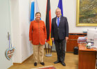 Österreichische Generalkonsulin Dr. Eva Maria Ziegler und Innenminister Joachim Herrmann 