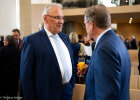 Innenminister Joachim Herrmann im Gespräch mit Ministerpräsident Bodo Ramelow