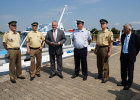 Innenminister Joachim Herrmann besuchte am 25. Juli 2014 die Wasserschutzpolizei in Nürnberg.