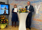 Innenminister Herrmann mit "Sprecherinnen und Sprecher gegen Diskriminierung" (per Videokonferenz zugeschalten)