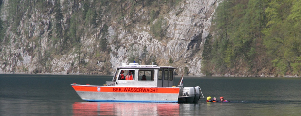 Motorboot der Wasserwacht