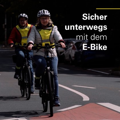 Sicher unterwegs mit dem E-Bike